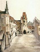 Albrecht Durer Courtyard of the Former Castle in Innsbruck without Clouds oil painting picture wholesale